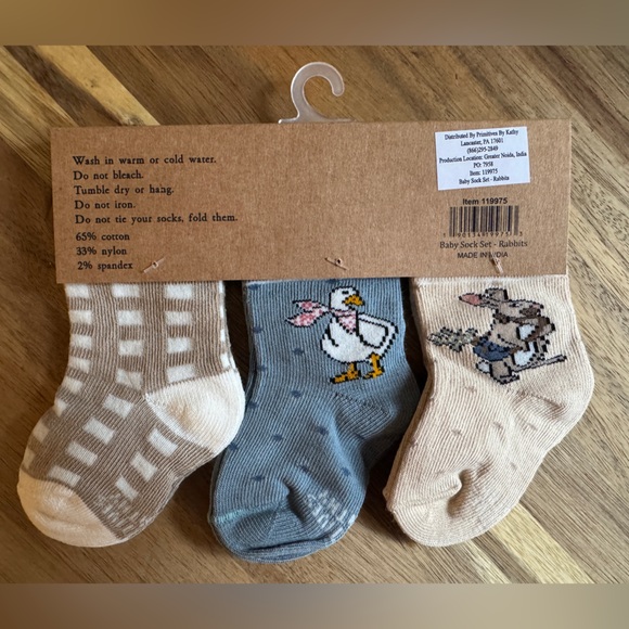 Garden Friends Baby Sock Set - Picture 2 of 2